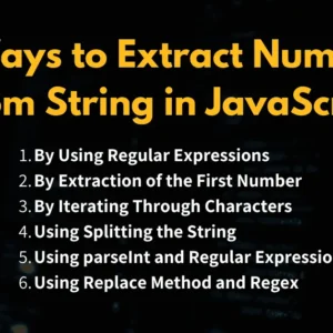 6 Ways to Extract Number from String in JavaScript